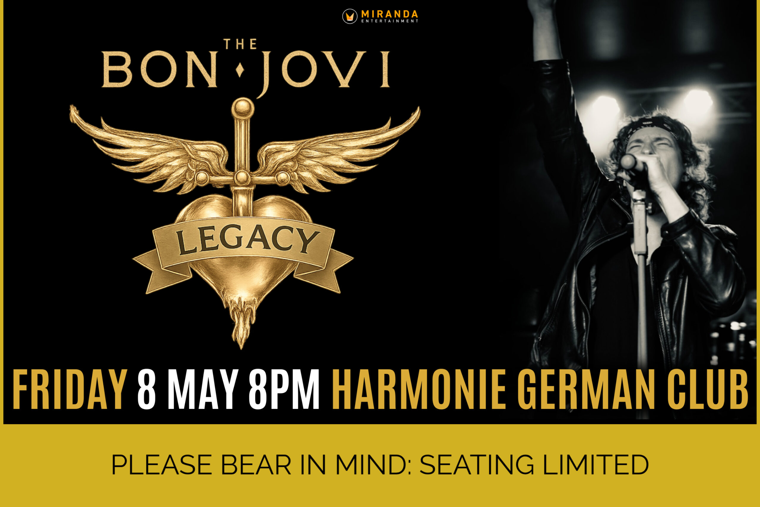 The Bon Jovi Legacy – Harmonie German Club Canberra